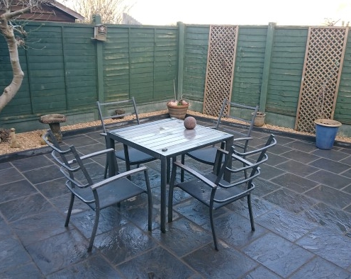Fencing patio areas DG Services Landscapers Gardening Bromsgrove Droitwich