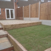 turfing patio areas DG Services Landscapers Gardening Bromsgrove Droitwich